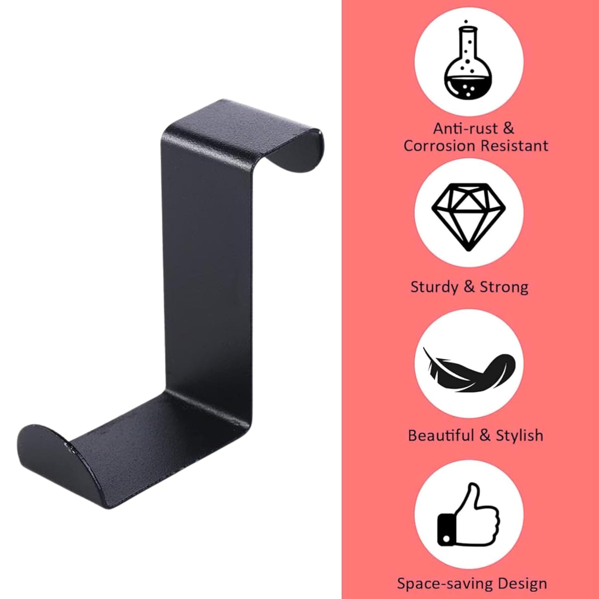 Multi-Hook Wall Mounted Organizer