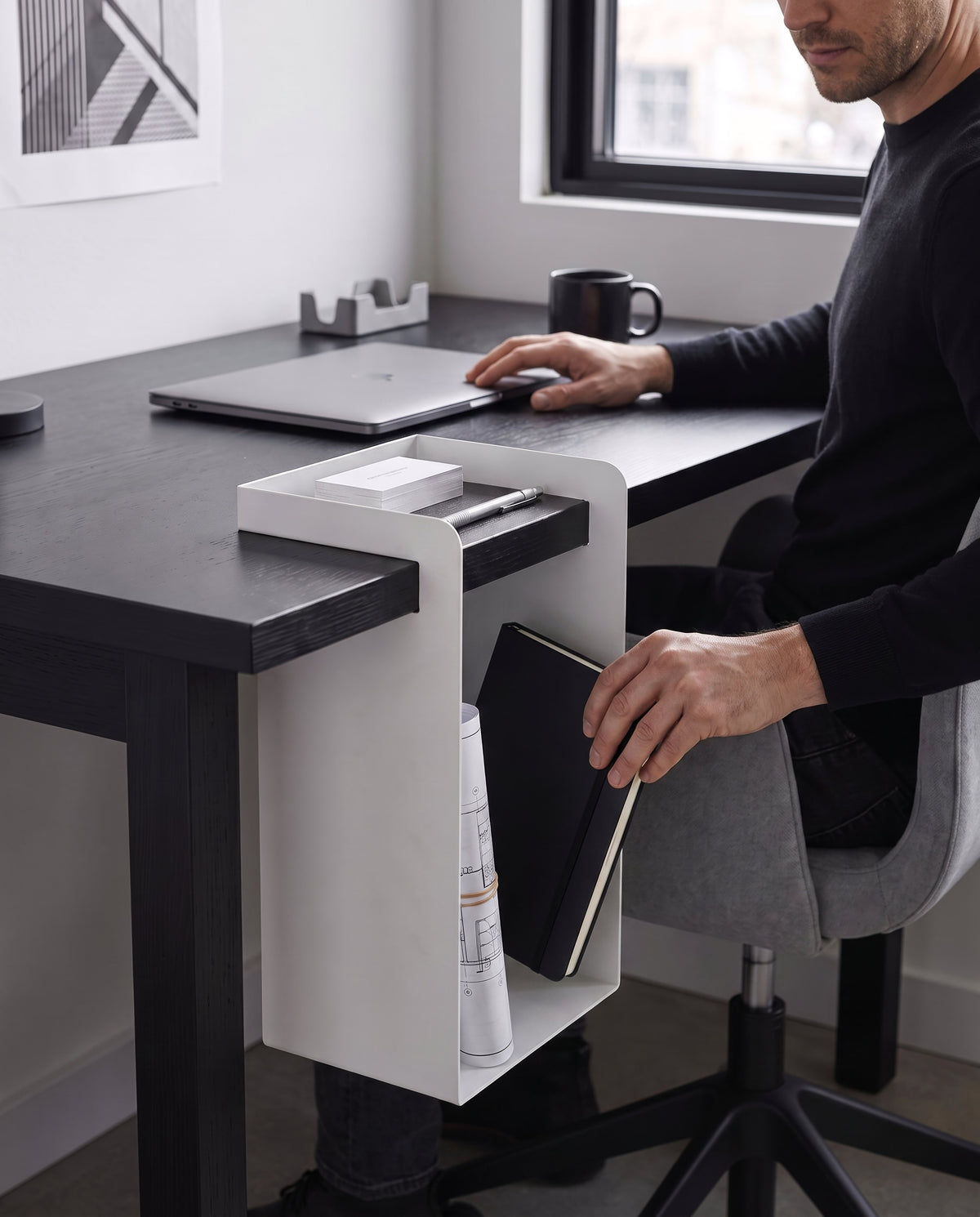 Under Desk Hanging Storage Organizer