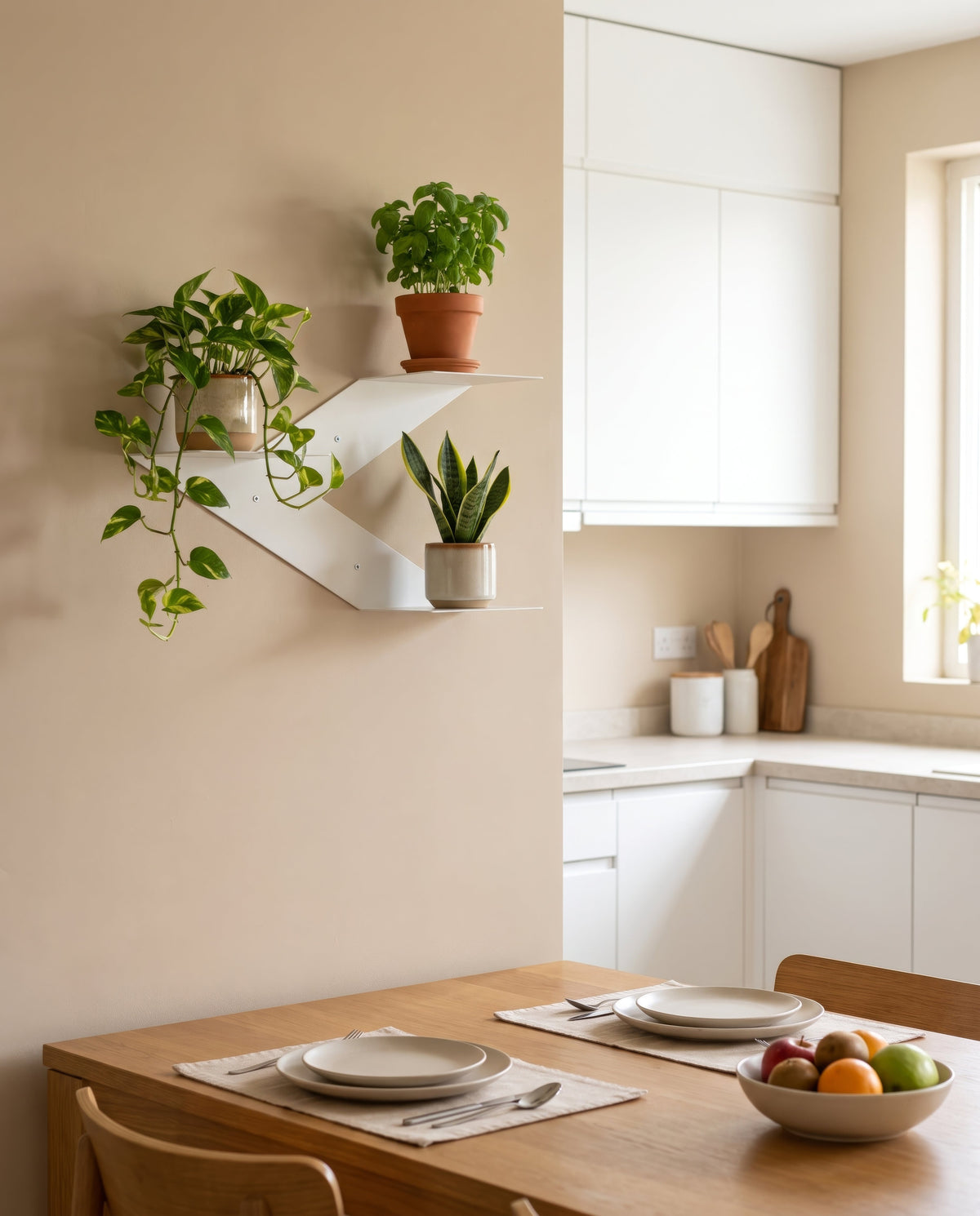 Geometric Floating Wall Shelf