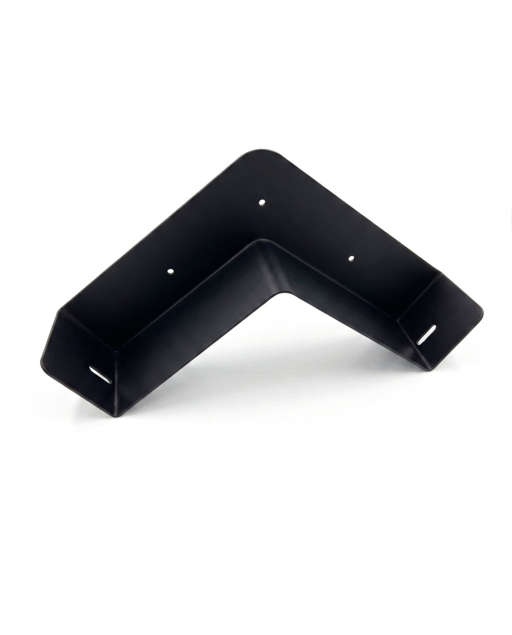 Geometric Black Floating Wall Shelf
