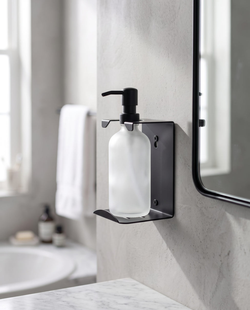 Wall Mounted Soap Dispenser Holder