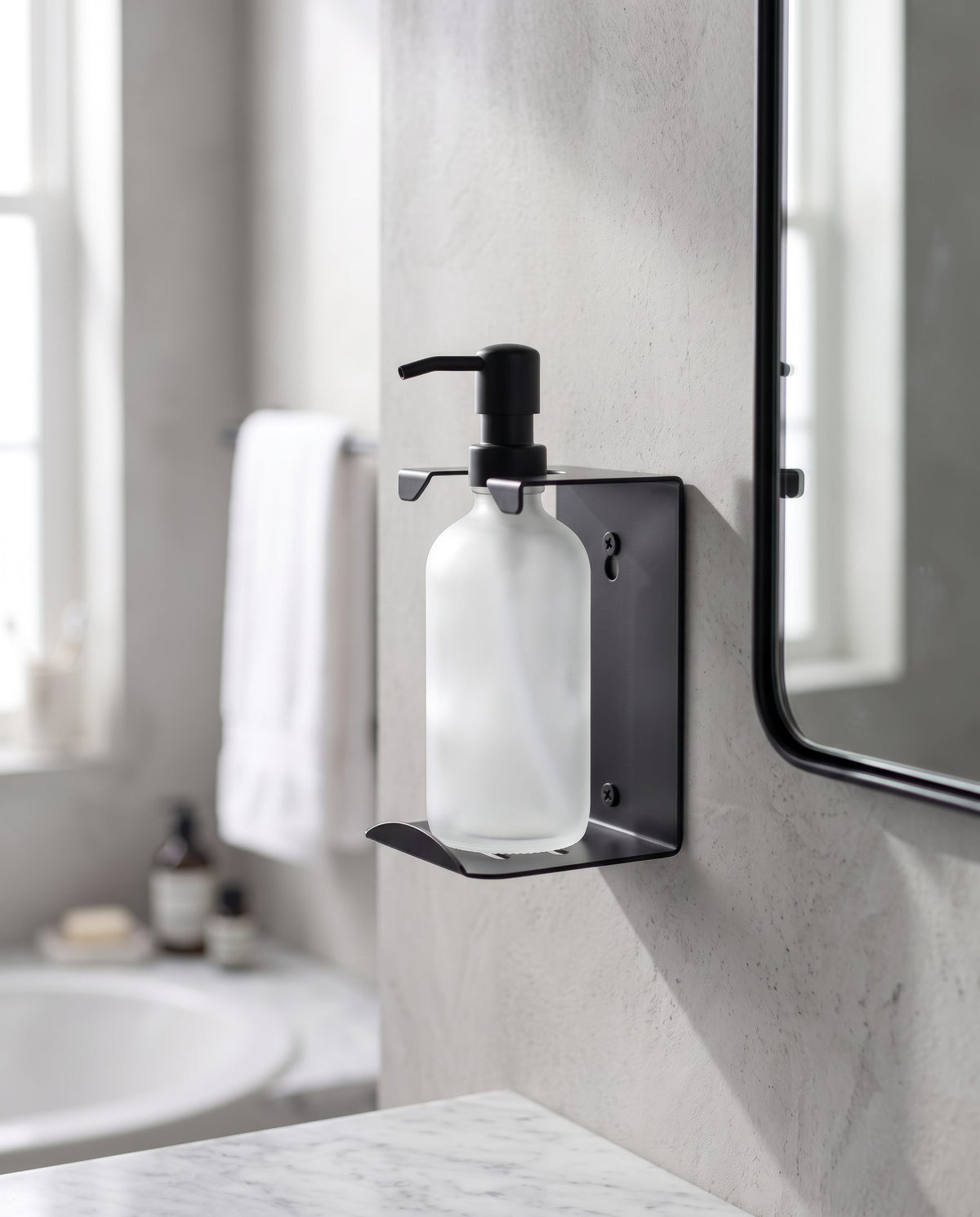 Wall Mounted Soap Dispenser Holder