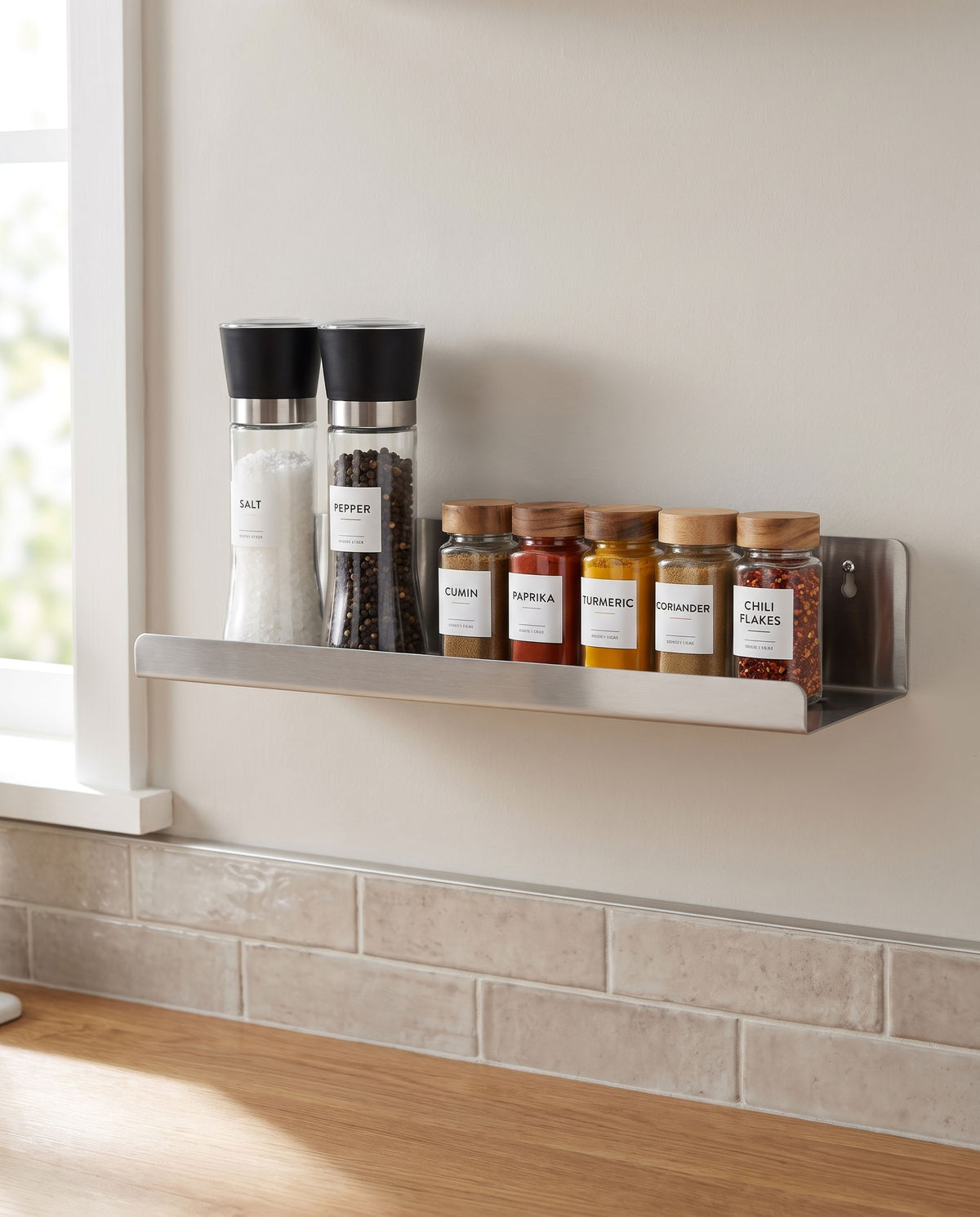 Wall Mounted Spice Rack