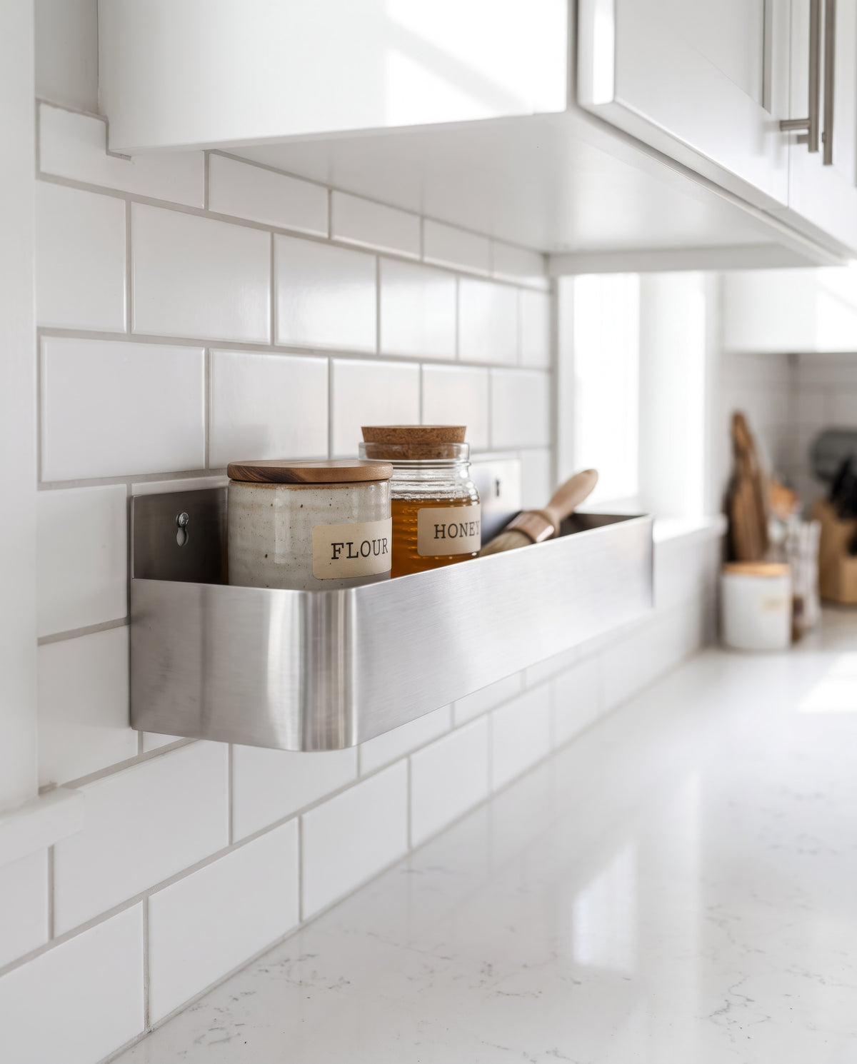 Wall Mounted Kitchen Storage Shelf