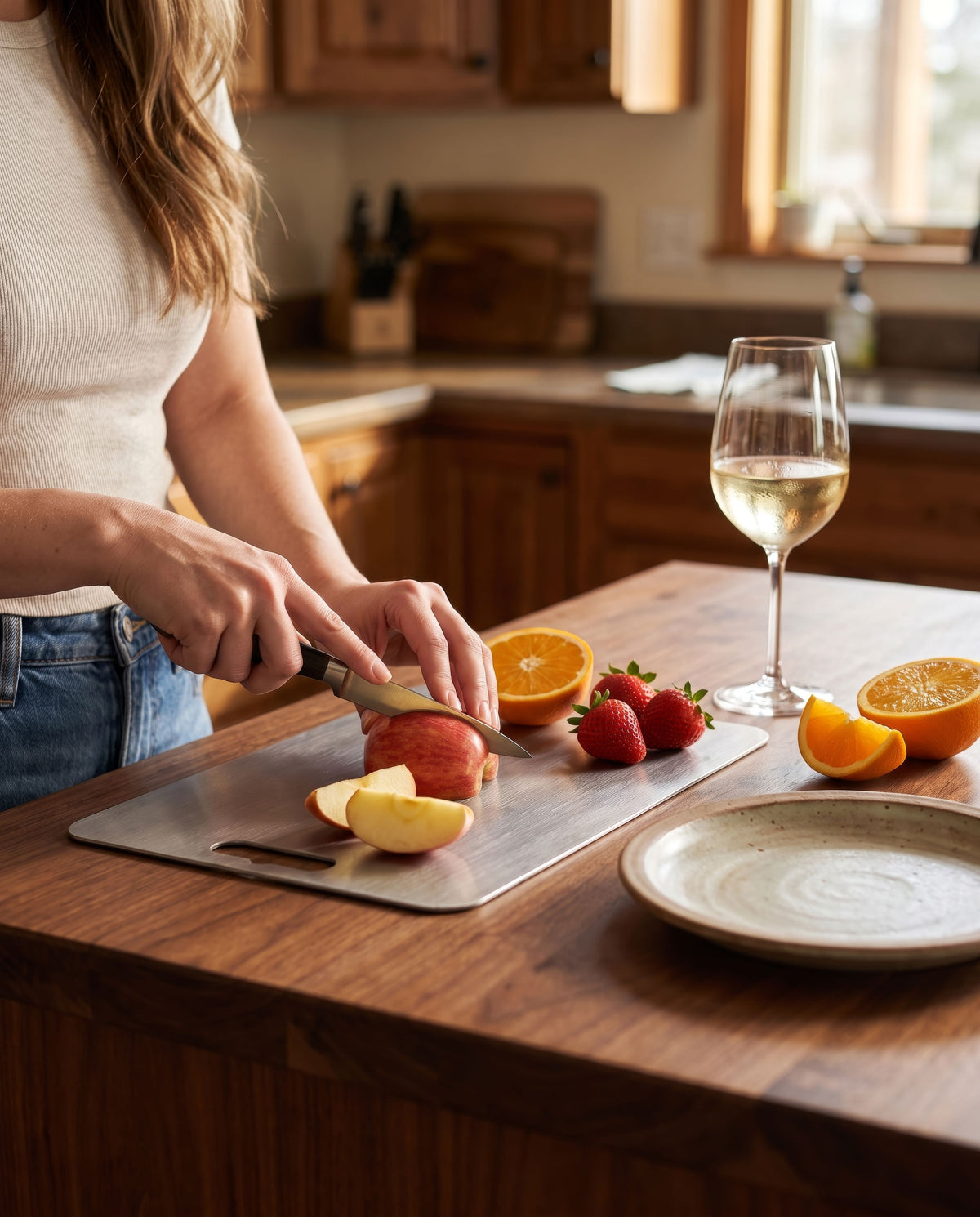 Stainless Steel Chopping Board