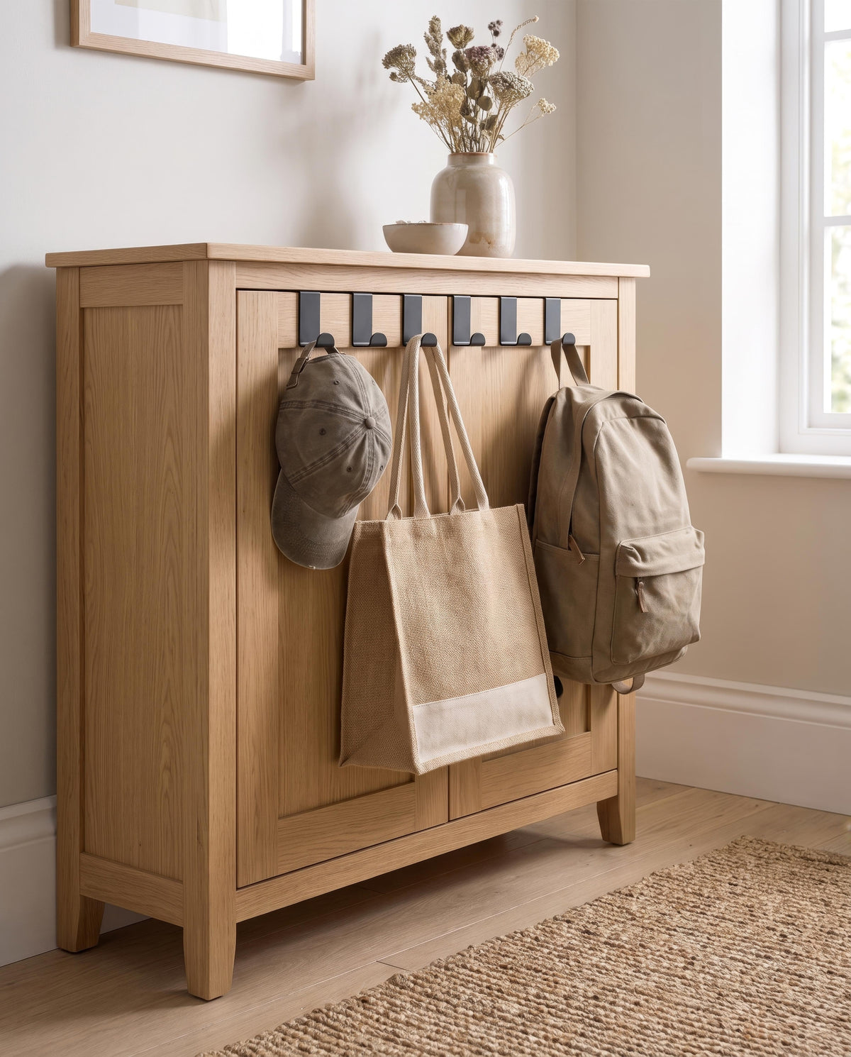 Multi-Hook Wall Mounted Organizer